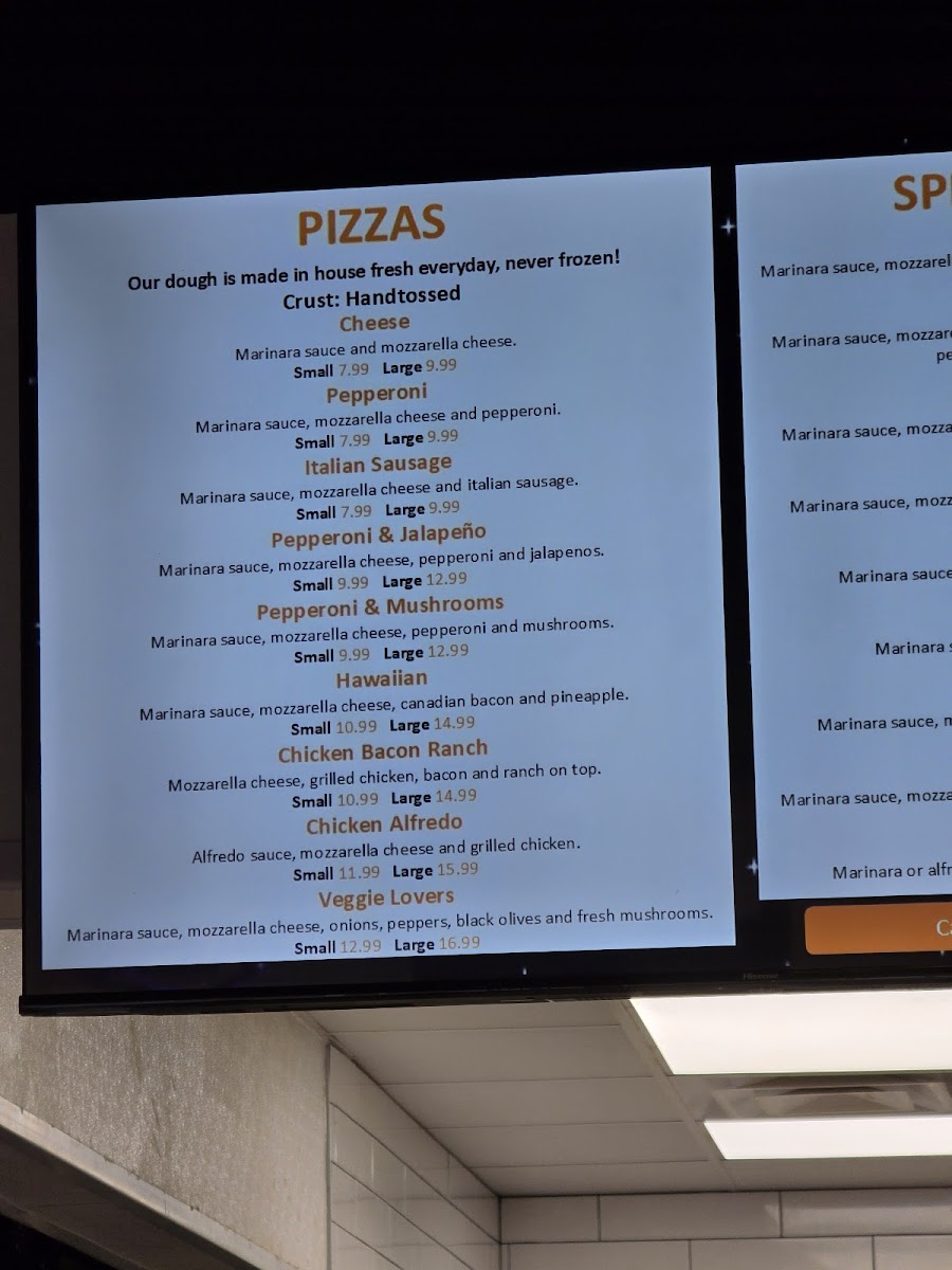Rocket Pizza & Ice Cream Menu-1