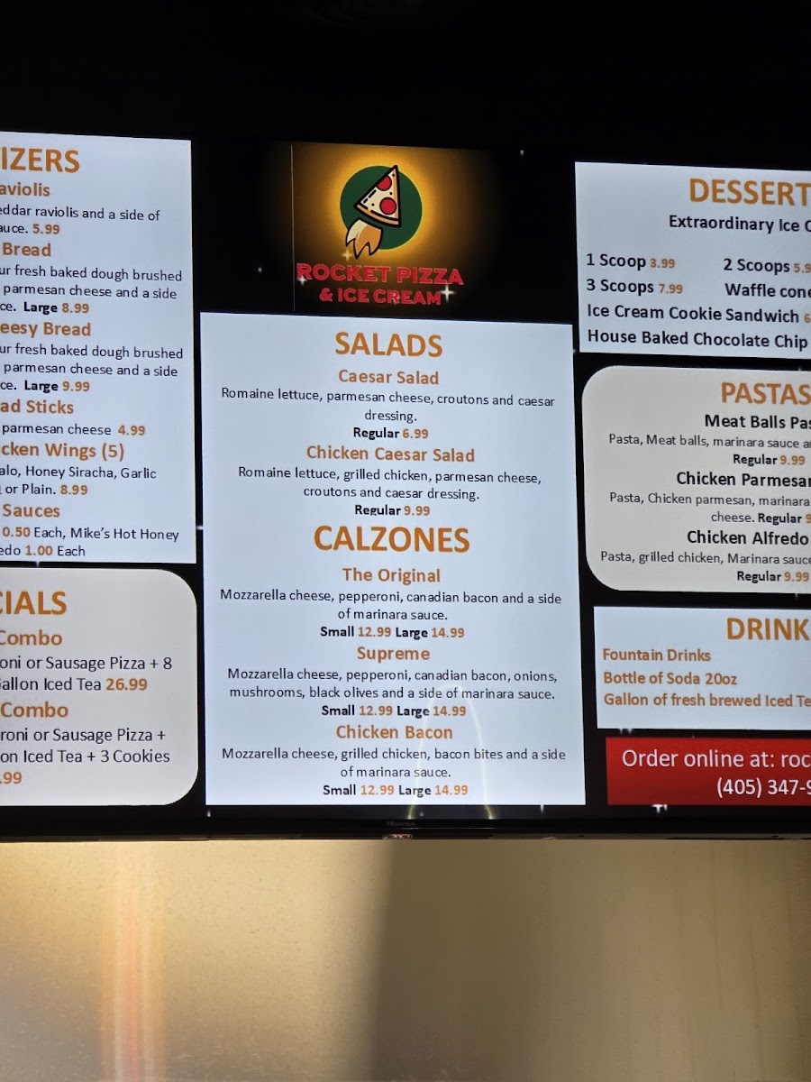 Rocket Pizza & Ice Cream Menu-4