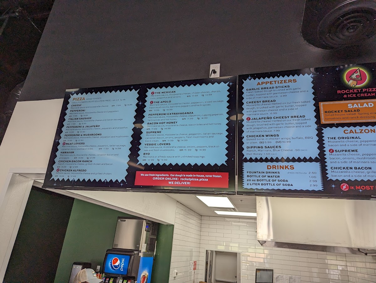 Rocket Pizza & Ice Cream Menu-7