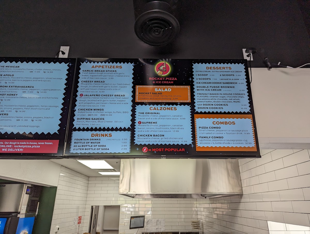 Rocket Pizza & Ice Cream Menu-8